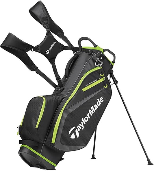 TalyorMade Select Plus Stand golf bag, Black/Green.