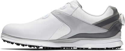 Foot joy Men's Pro Sl Golf Shoe, White/Grey.