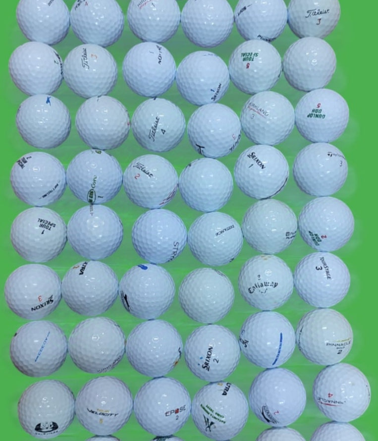 Assorted Used Golf Balls.