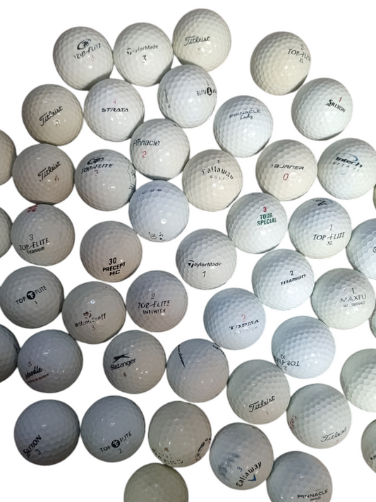 Assorted Used Golf Balls, Fair Conditions.