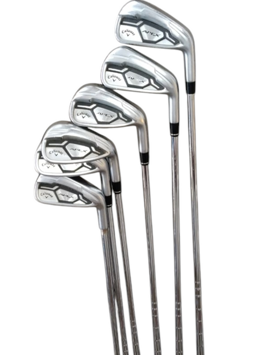 Callaway Apex CF16 Steel Regular, 95 Iron Set 5-PW. Pre-Owned.