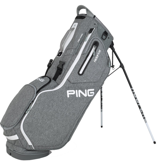 PING Hoofer Stand Bag-Heather/Grey/White